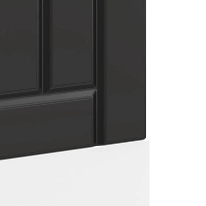 Painel máquina lavar louça Lucca preto derivados de madeira