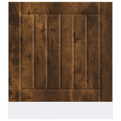 Painel máquina lavar louça Lucca deriv. madeira carvalho fumado