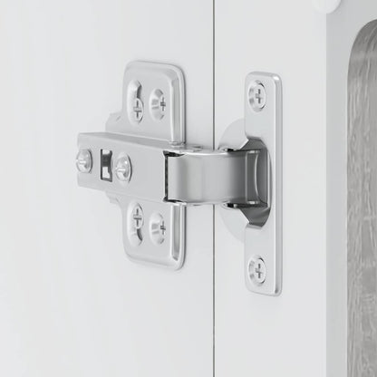 Armário de parede de cozinha porta vidro Lucca cinza sonoma