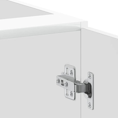 Armário base cozinha Porto derivados madeira branco brilhante