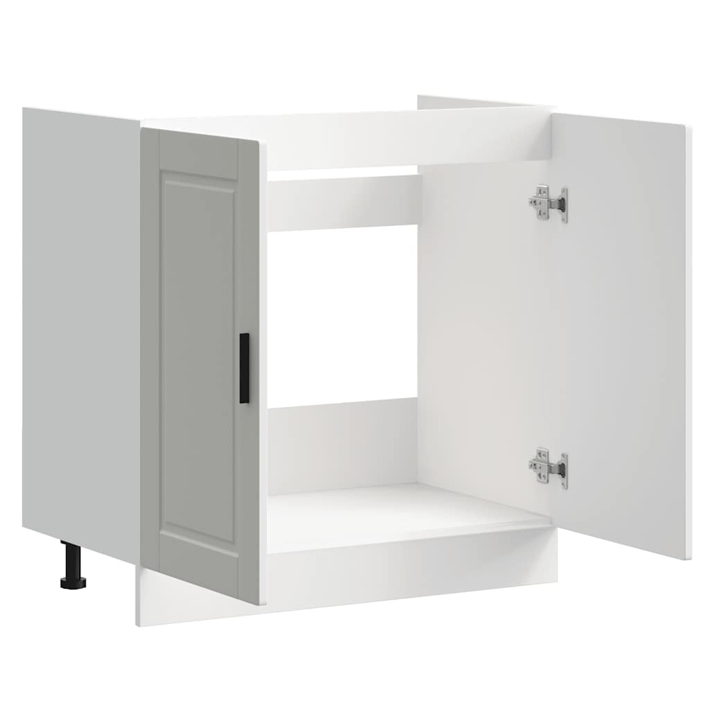 Armário base para lavatório "Porto" High Gloss Branco