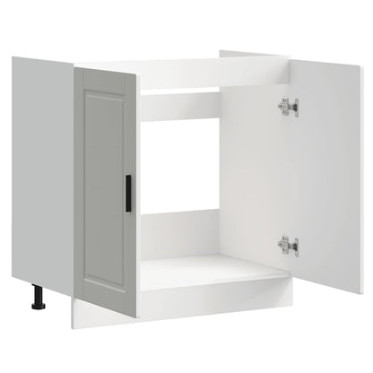 Armário base para lavatório "Porto" High Gloss Branco