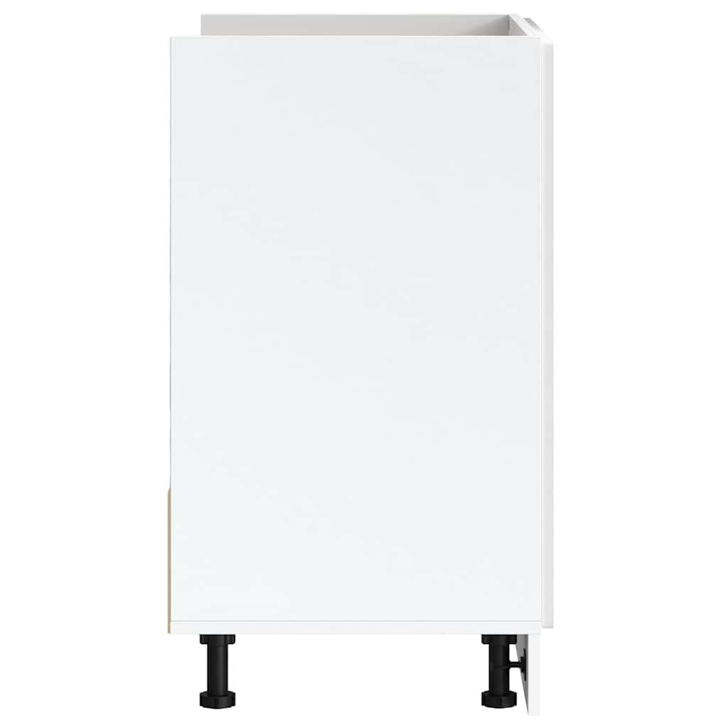 Armário base para lavatório "Porto" High Gloss Branco