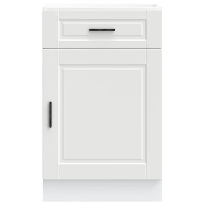 Armário base de cozinha Porto derivados de madeira branco