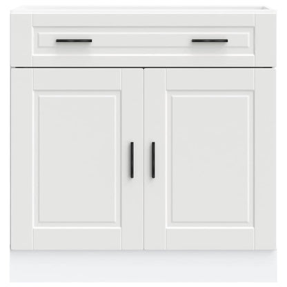 Armário base de cozinha Porto derivados de madeira branco