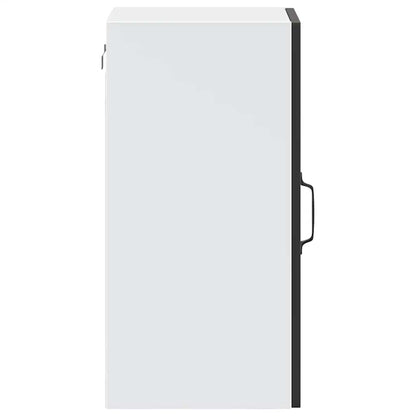 Armário de parede de cozinha com porta de vidro Porto preto