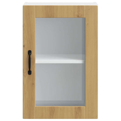 Armário de parede cozinha porta vidro Porto carvalho artesanal