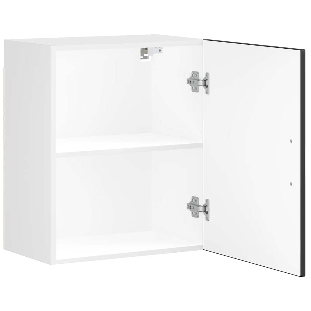 Armários parede cozinha 2 pcs Porto madeira engenheirada preto