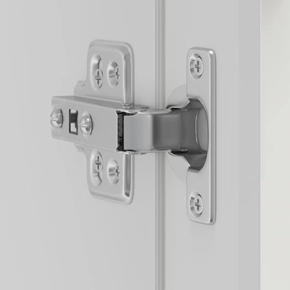 Armário de parede cozinha porta vidro Porto branco alto brilho