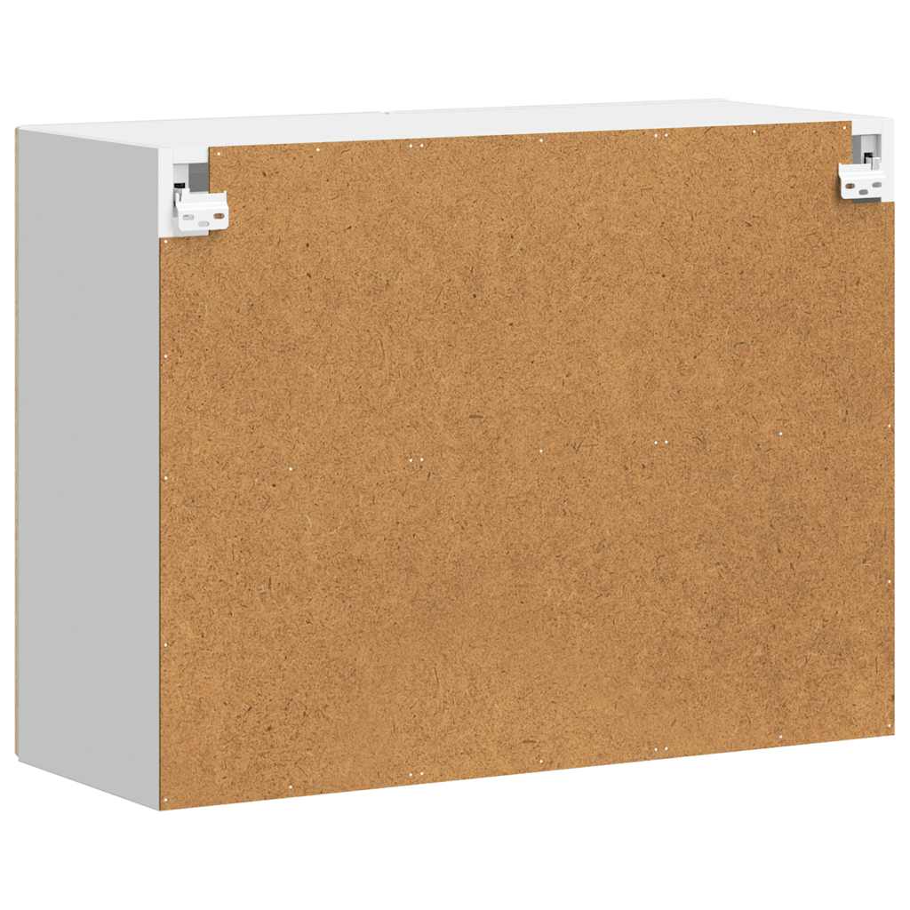 Armário de parede de cozinha porta vidro Porto carvalho sonoma