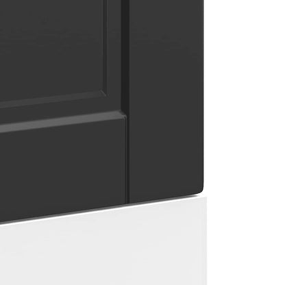 Painel máquina lavar louça Porto preto 45x1,5x67 cm