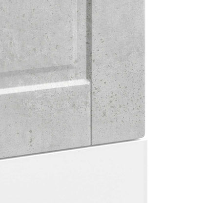 Painel máquina lavar louça Porto betão cinzento 45x1,5x67 cm