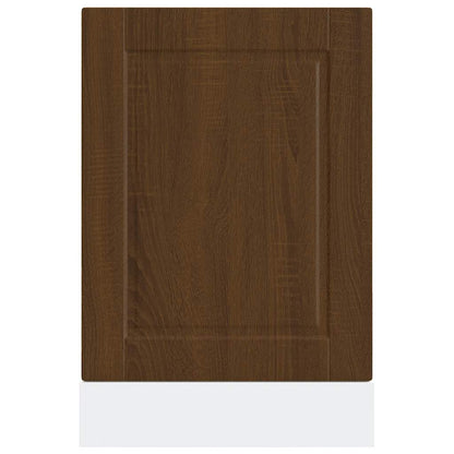Painel máquina lavar louça Porto carvalho castanho 45x1,5x67 cm