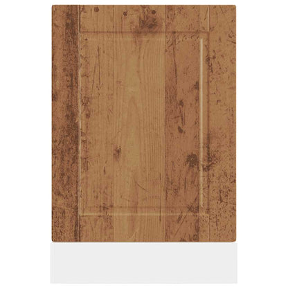 Painel máquina lavar louça Porto madeira velha 45x1,5x67 cm
