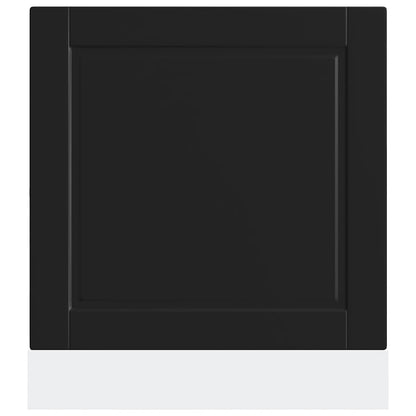 Painel máquina lavar louça Porto preto 60x1,5x67 cm