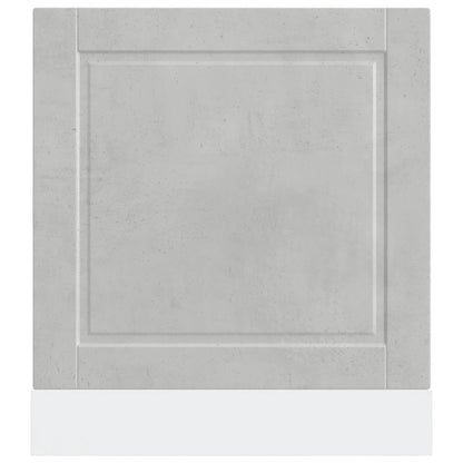 Painel máquina lavar louça Porto betão cinzento 60x1,5x67 cm