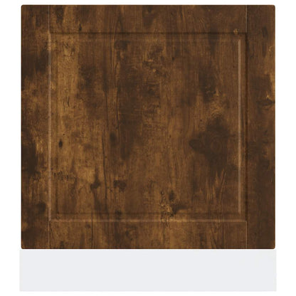 Painel máquina lavar louça Porto carvalho fumado 60x1,5x67 cm