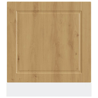 Painel máquina lavar louça Porto carvalho artesanal 60x1,5x67cm