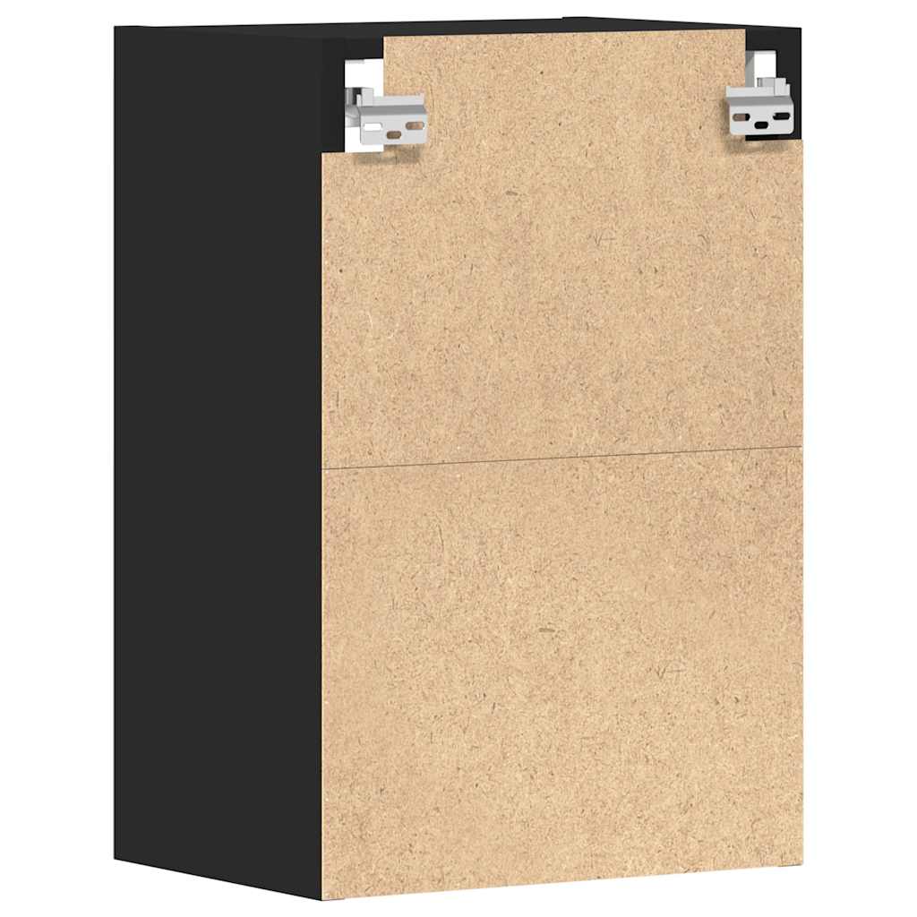 Armário de parede “Riga” 40x29,5x60 cm derivados madeira preto