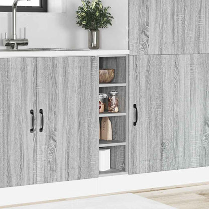 Armário inferior “Riga” 20x44,5x81,5cm cinzento sonoma