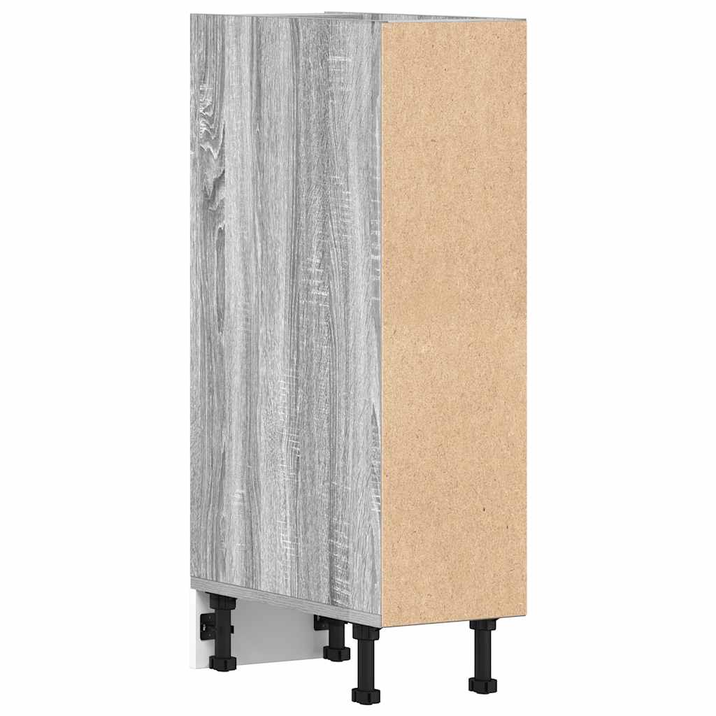 Armário inferior “Riga” 20x44,5x81,5cm cinzento sonoma