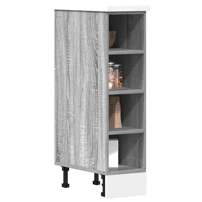 Armário inferior “Riga” 20x44,5x81,5cm cinzento sonoma