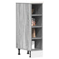 Armário inferior “Riga” 20x44,5x81,5cm cinzento sonoma