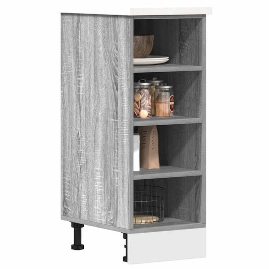 Armário inferior “Riga” 30x44,5x81,5 cm cinzento sonoma