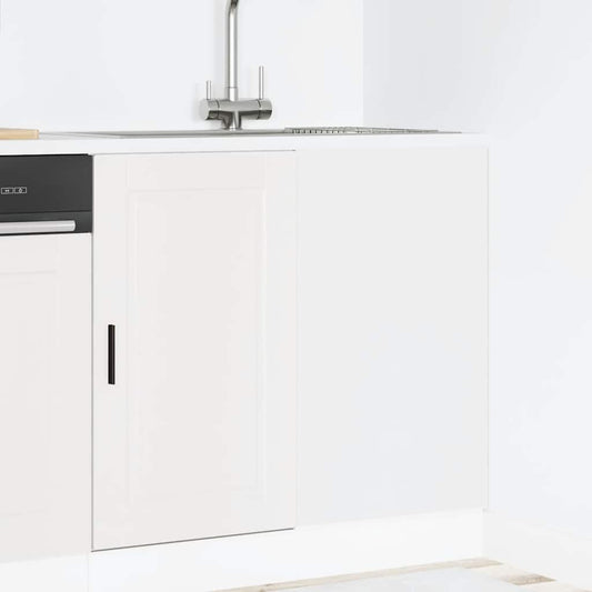Armário base de cozinha Porto derivados de madeira branco