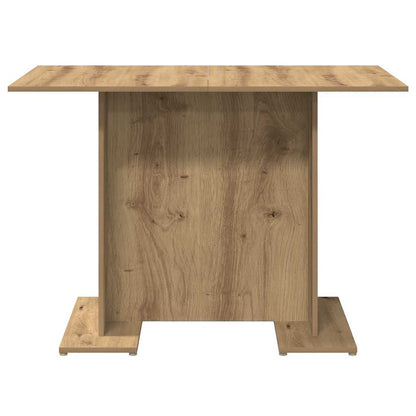Mesa de jantar 110x60x75cm derivados madeira carvalho artisiano