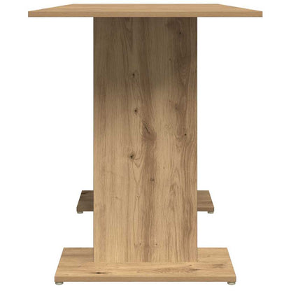 Mesa de jantar 110x60x75cm derivados madeira carvalho artisiano