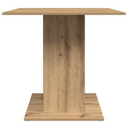 Mesa de jantar 80x80x75 cm derivados madeira carvalho artisiano