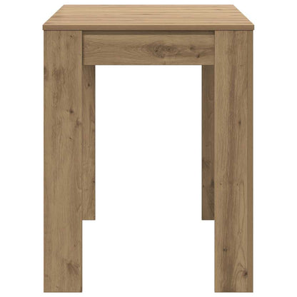 Mesa de jantar 120x60x76cm derivados madeira carvalho artisiano