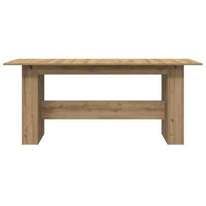 Mesa de jantar 180x90x76cm derivados madeira carvalho artisiano