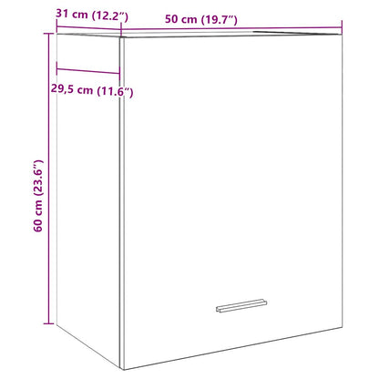 Armários de parede “Lyon” 2 pcs carvalho artisiano