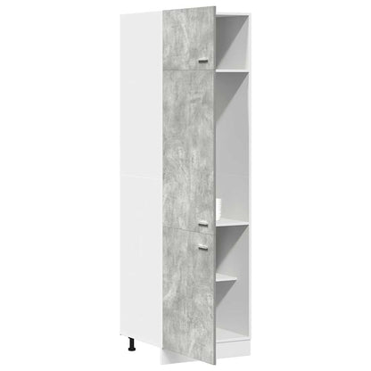 Armário para frigorífico “Lyon” 60x57x207 cm cinza