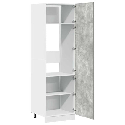 Armário para frigorífico “Lyon” 60x57x207 cm cinza