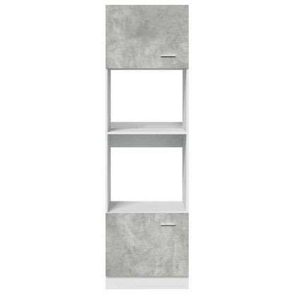 Armário para micro-ondas “Lyon” 60x57x207 cm cinza