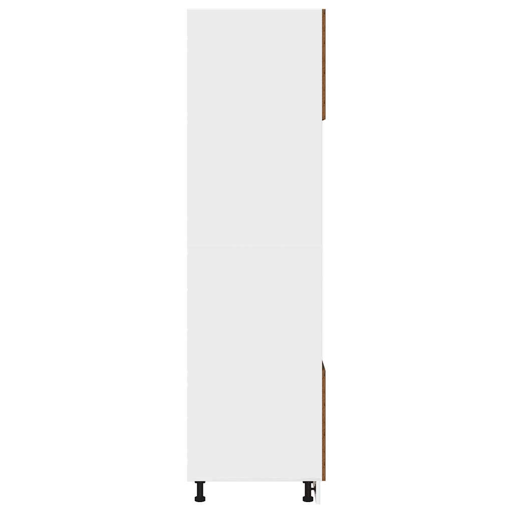 Armário micro-ondas “Lyon” 60x57x207cm madeira velha