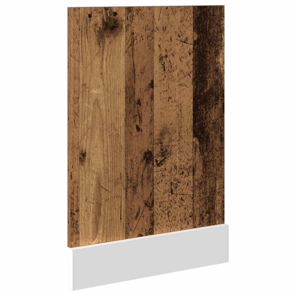 Painel máq lavar louça “Lyon” 45x3x67 cm madeira velha