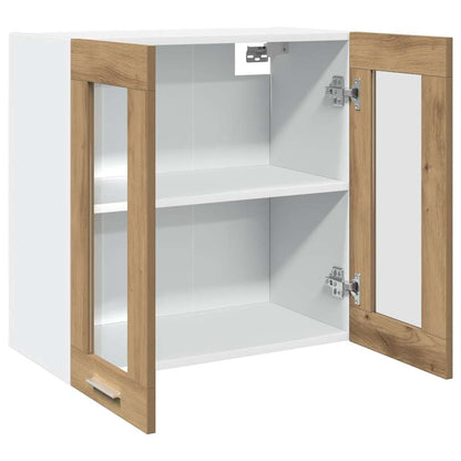 Armário parede para cozinha com porta vidro “Lyon”