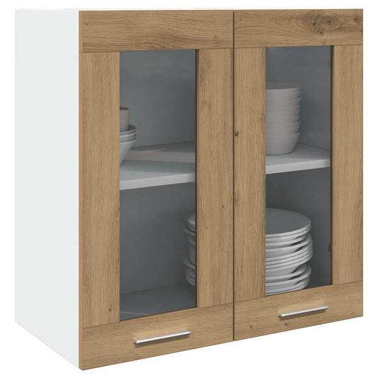 Armário parede para cozinha com porta vidro “Lyon”