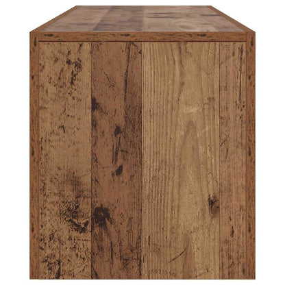 Móvel de TV com luzes LED derivados de madeira madeira velha