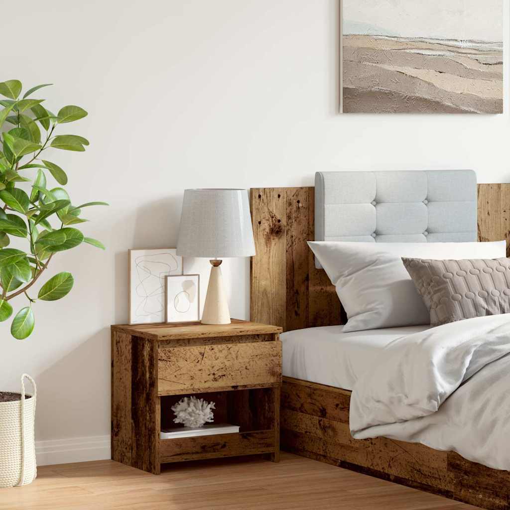 Mesa de cabeceira 40x30x39 cm derivados madeira madeira velha