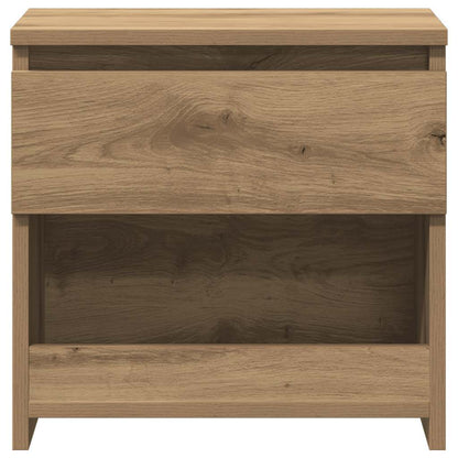 Mesa cabeceira 40x30x39 cm derivados madeira carvalho artisiano