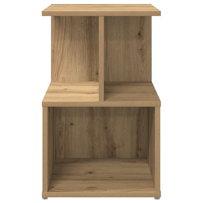 Mesa cabeceira 35x35x55 cm derivados madeira carvalho artisiano