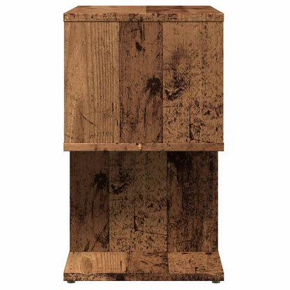 Mesa de cabeceira madeira velha 50x30x51,5cm madeira trabalhada