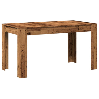 Mesa de jantar 140x74,5x76cm derivados de madeira madeira velha