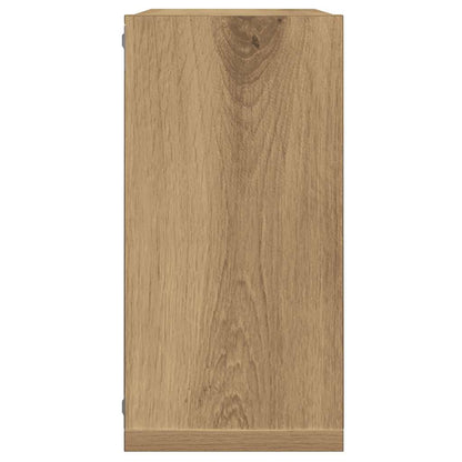 Prateleiras cubo 6 pcs derivados de madeira carvalho artisiano