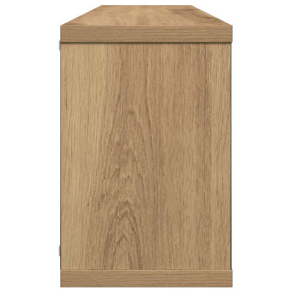 Prateleiras parede cubo 2 pcs deriv. madeira carvalho artisiano
